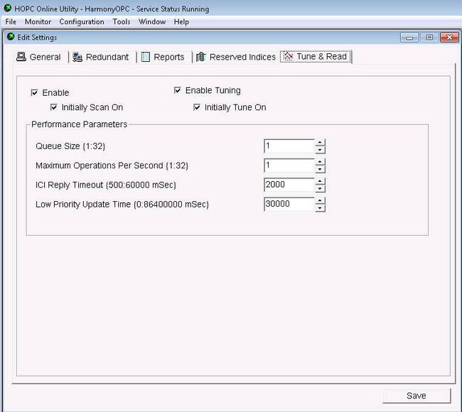 Connecting to Harmony OPC Server